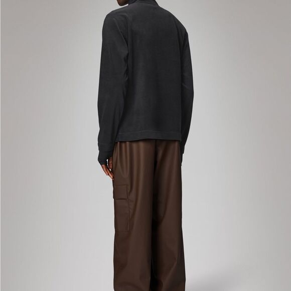 Rains Addis Fleece Half Zip black size Medium nwt - Picture 3 of 7
